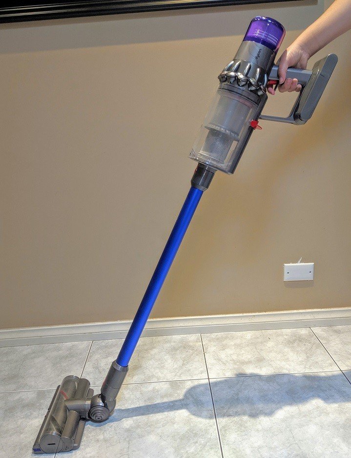 The Dyson V11 Absolute ready to go