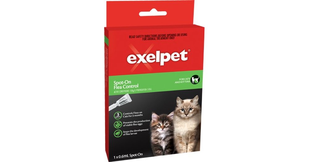 Exelpet SPOTON Flea Control for Cats and Kittens Reviews